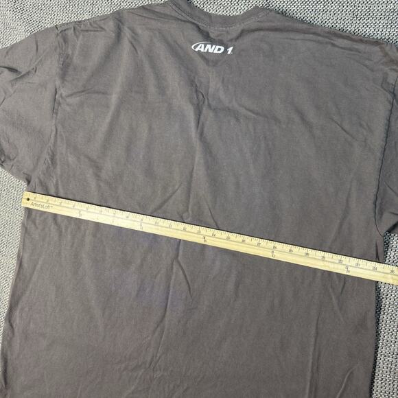 Vintage AND1 "Were You Guarding Me?" basketball t-shirt Gray Size 2-XLarge - Picture 7 of 7